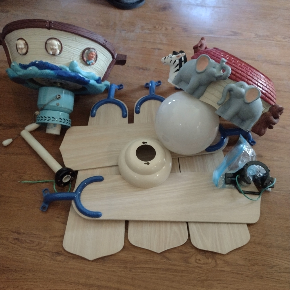 Noah's ark ceiling fan